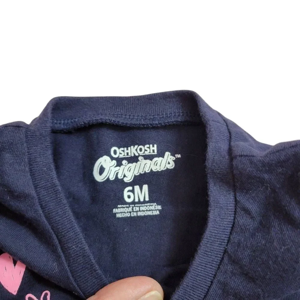 OshKosh heart shirt 6 months